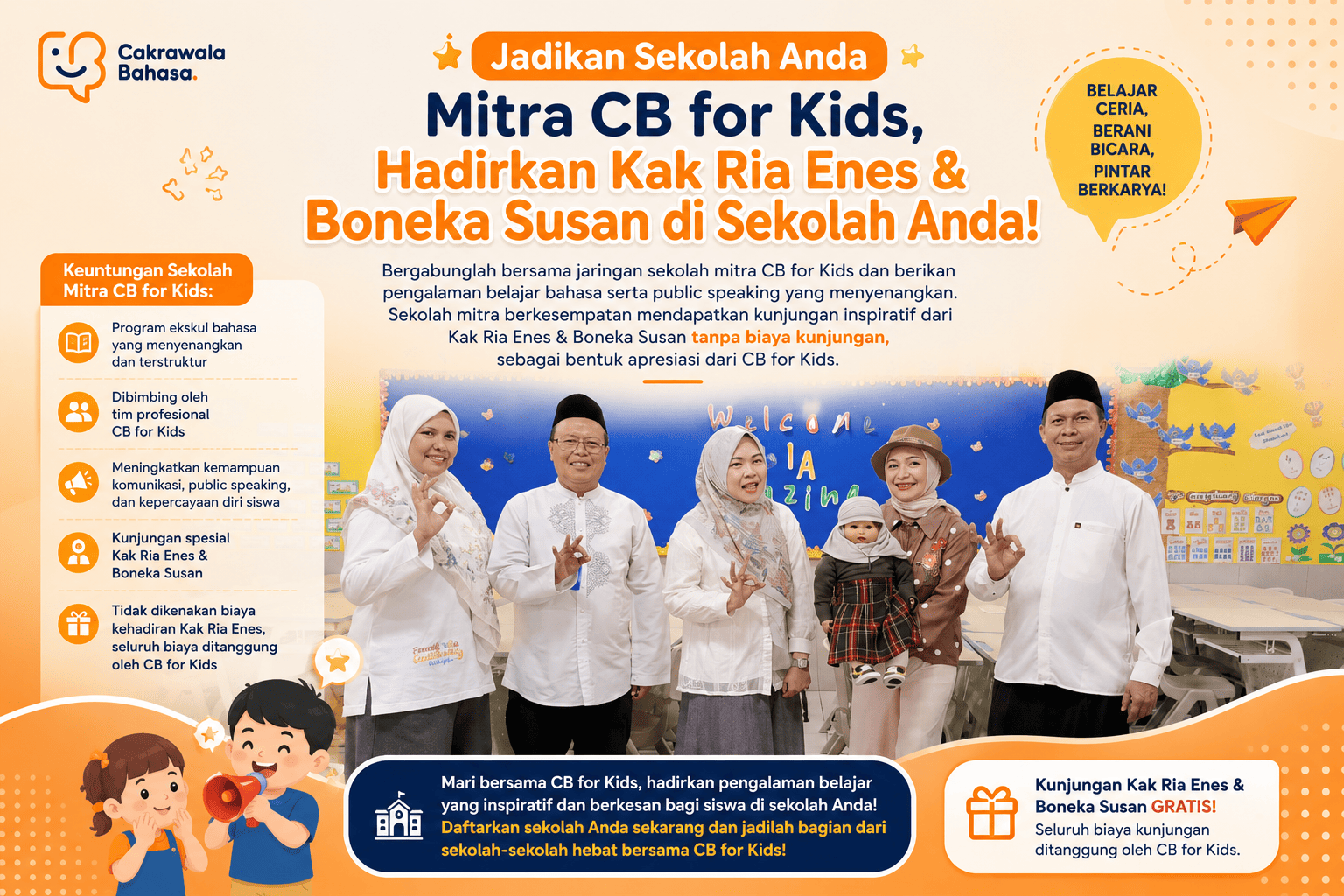 Jadi Sekolah Mitra CB! Bareng Kak Ria & Susan!